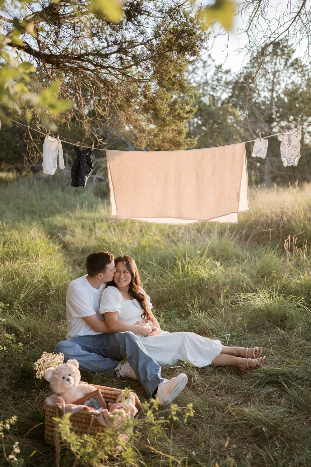 pregnancy announcement photographer San Antonio