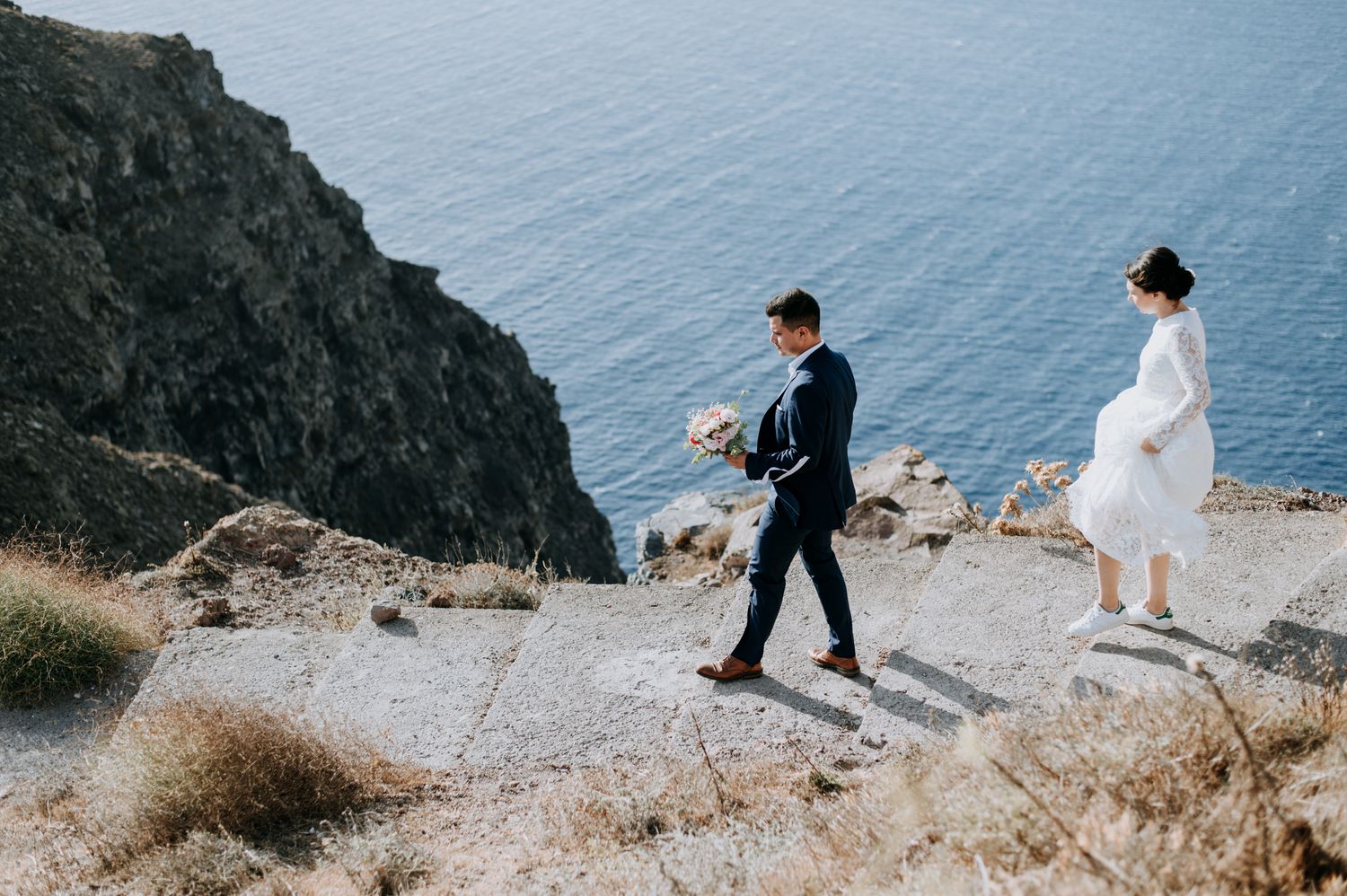 top Santorini elopement photographer
