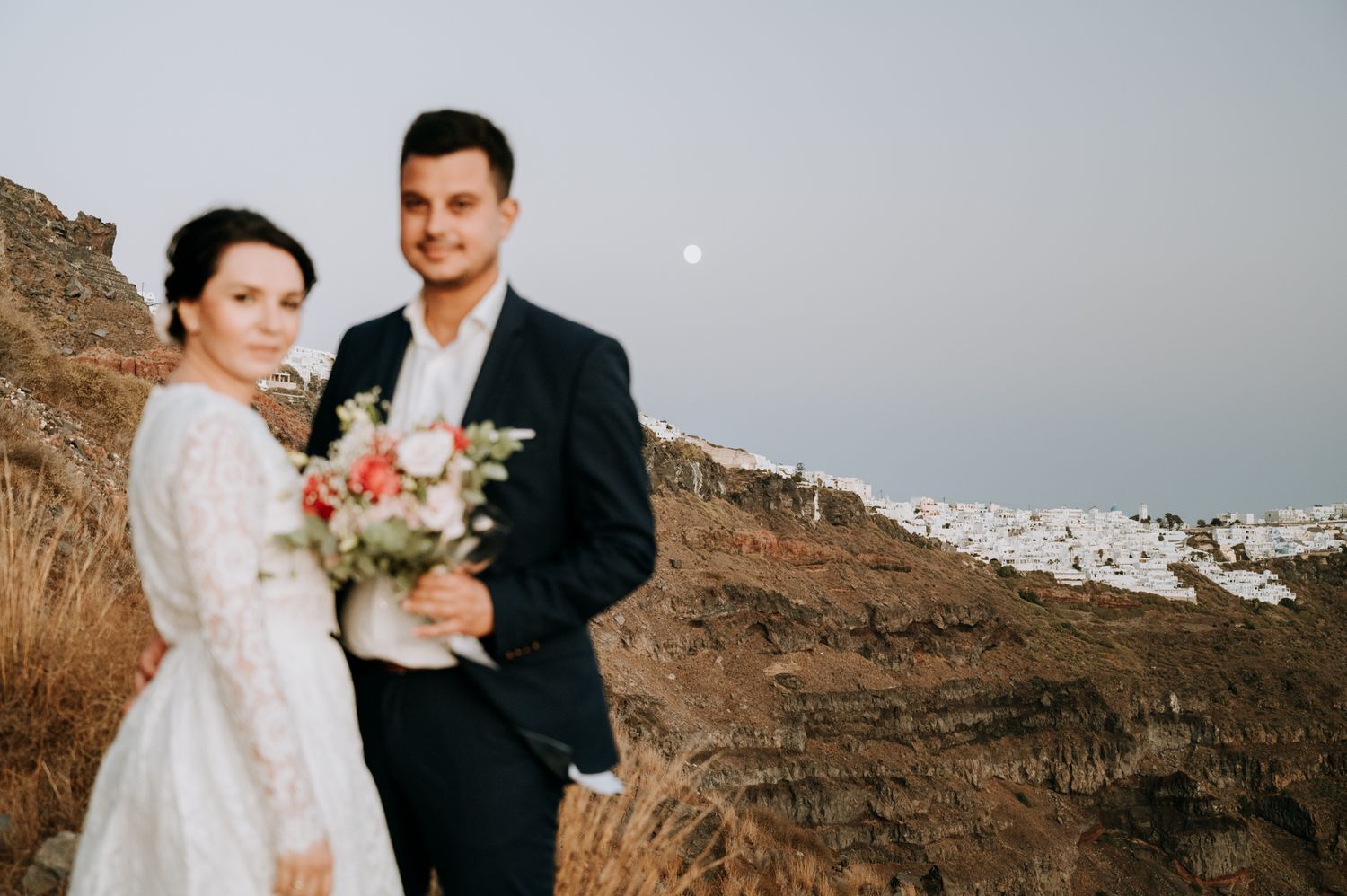 top Santorini elopement photographer