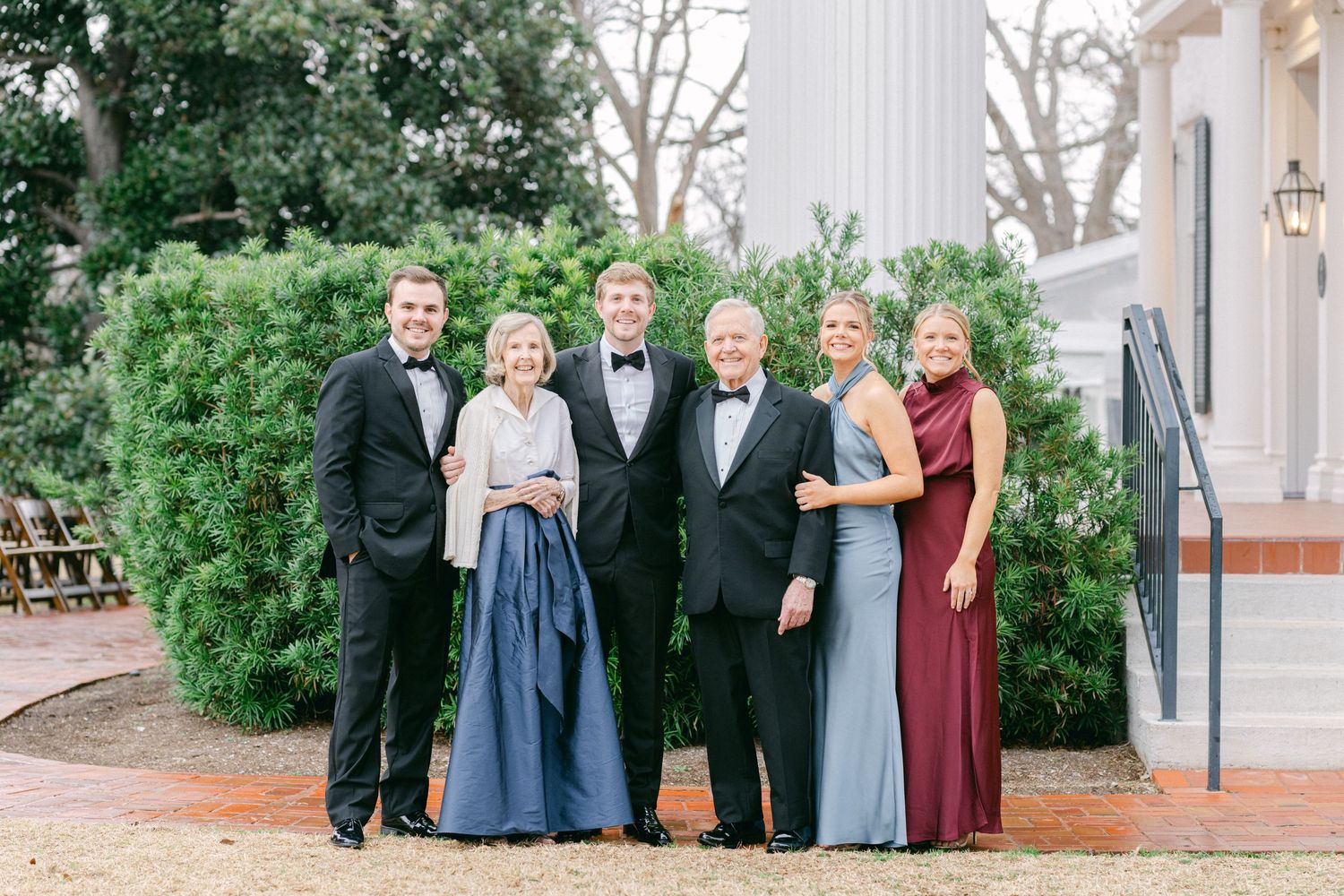Woodbine Mansion Round Rock Austin Texas Winter Wedding Fine Art Editorial Photography  Family Portraits classic posing