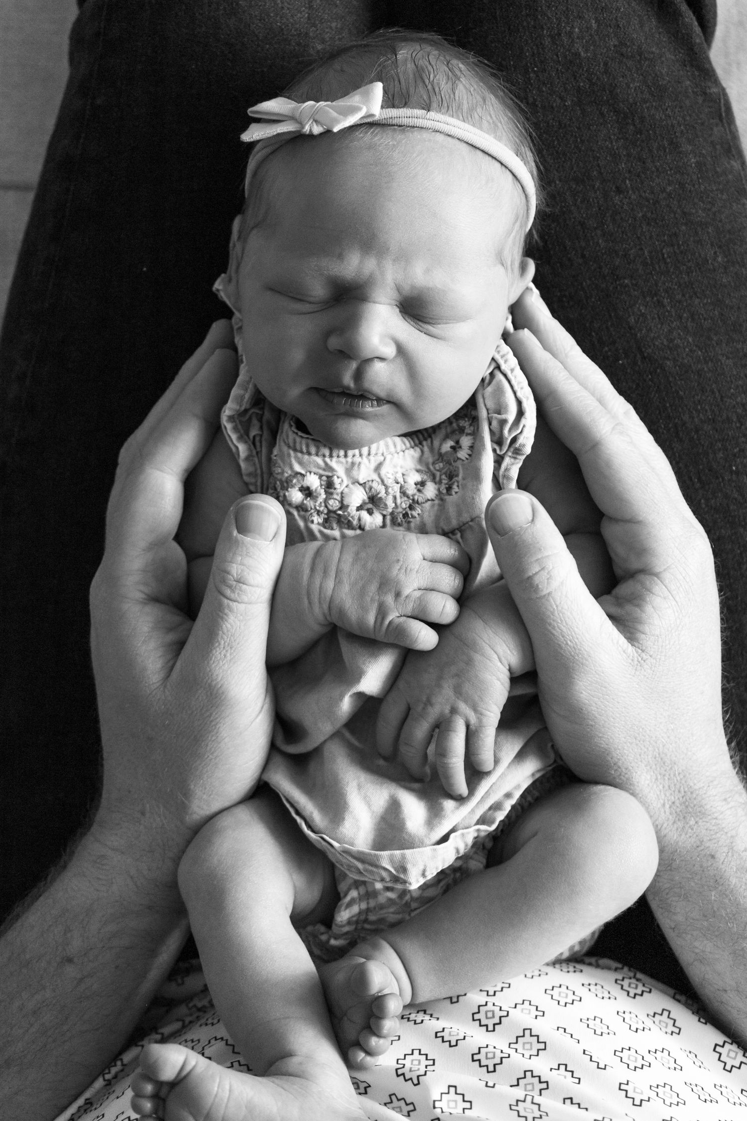 In home newborn photoshoot in Littleton, Colorado