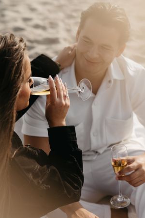 Verloving shoot op het strand