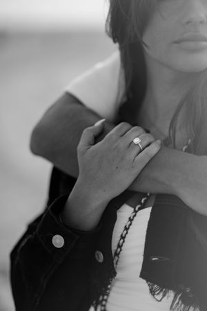 Verloving shoot op het strand