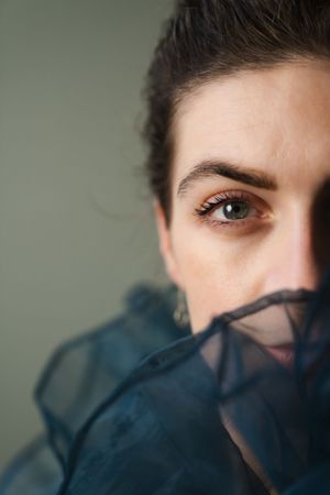 Portret vrouw, creatief portret,
