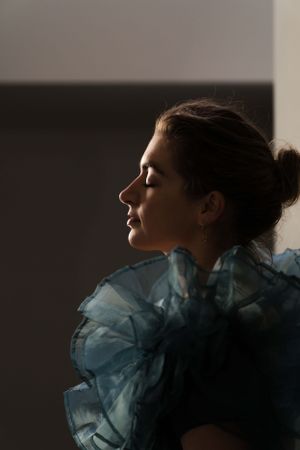 Portret vrouw, creatief portret,