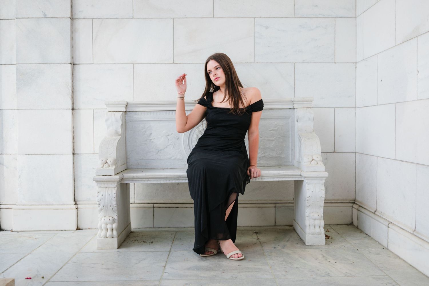 Fashion photo session Brooks Museum and Downtown Memphis