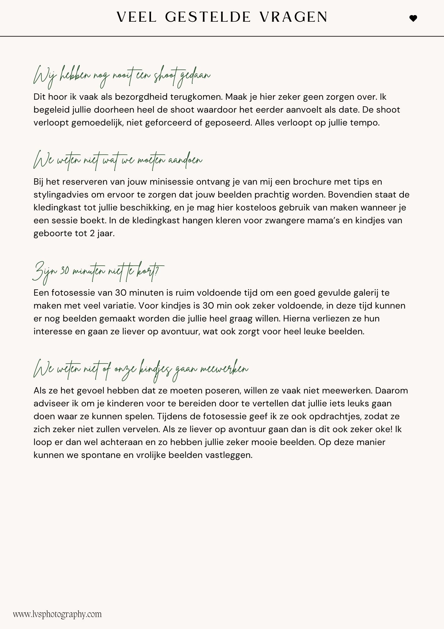 Veel gestelde vragen