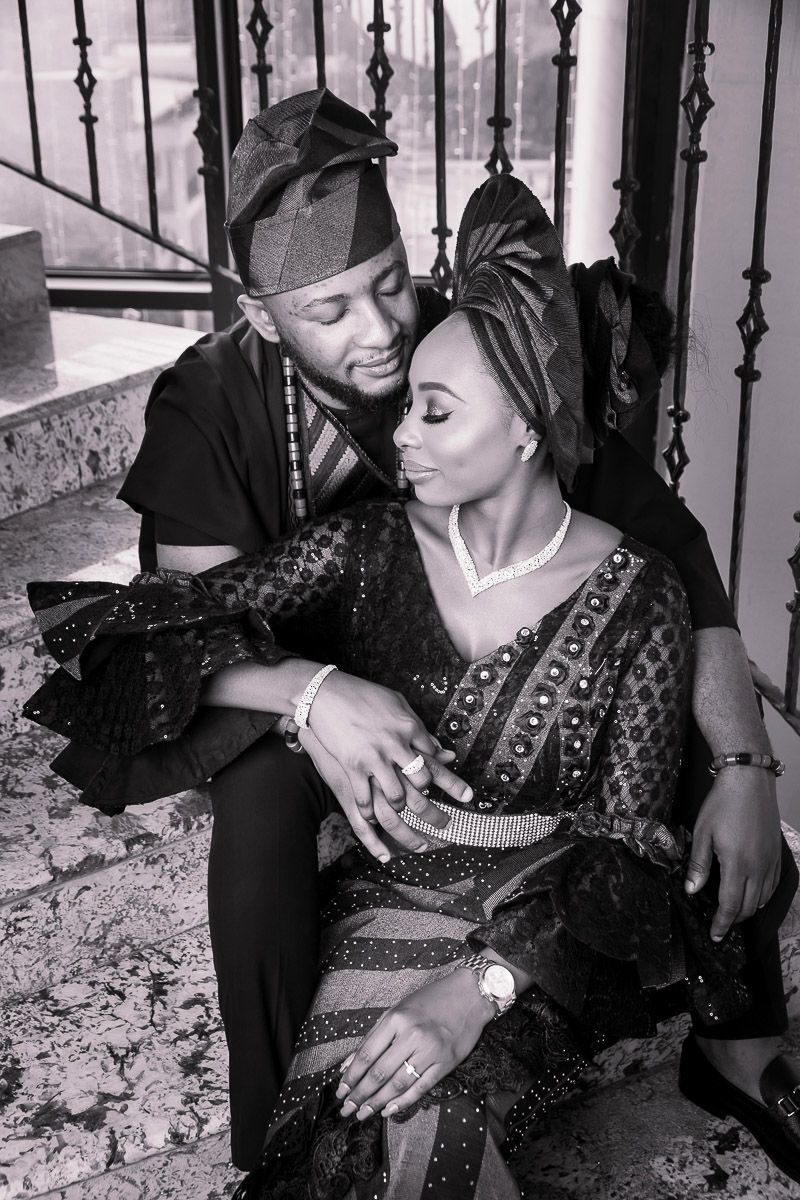 Multicultural wedding couple, vibrant Toronto ceremony
