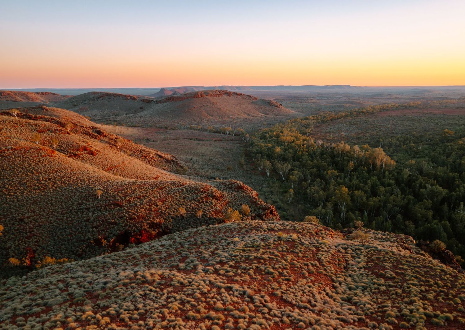 A stunning landscape photograph set in WA's Pilbara region