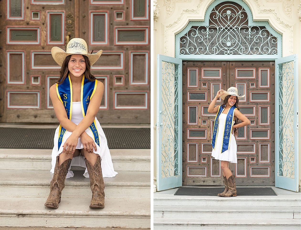 college senior girl portrait session on the OKWU campus by Kristi Bray Photography