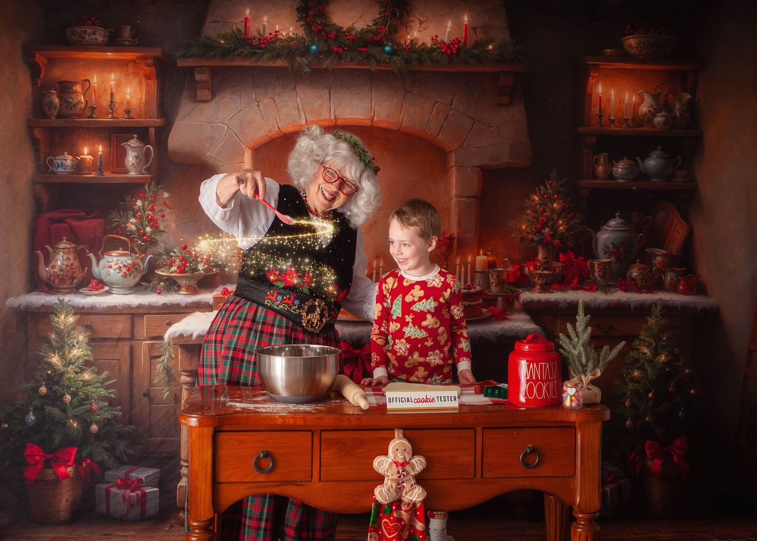 Santa Clause Experience Photo Session West Lafayette, Indiana