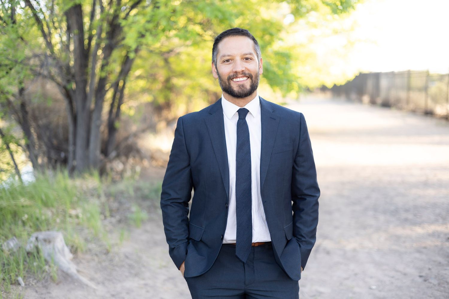 Headshots in a suit and tie