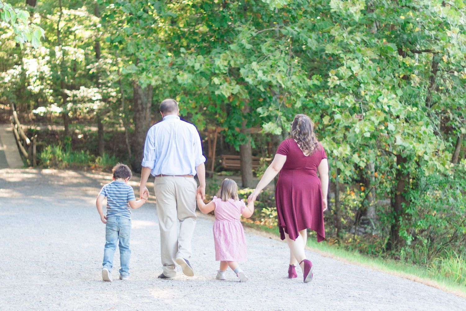 Family Photo: Family on pathway at Madison County Nature Trail