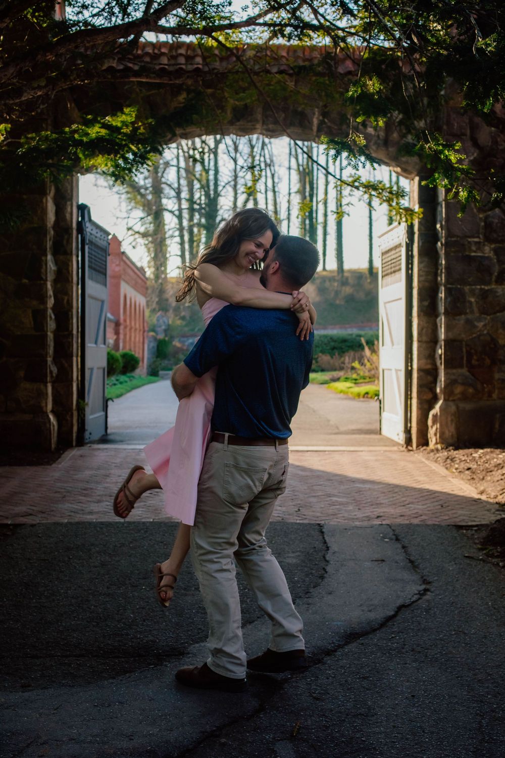 Biltmore Estate proposal engagement session