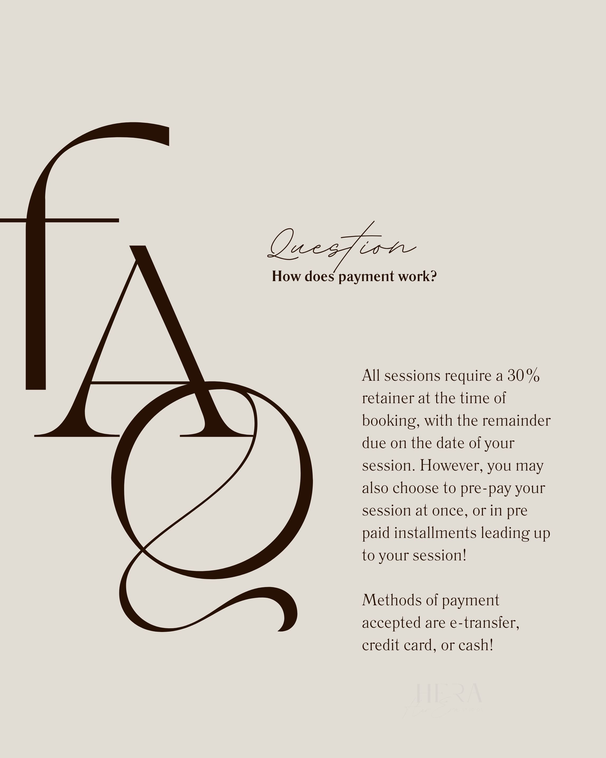 FAQ Boudoir Session