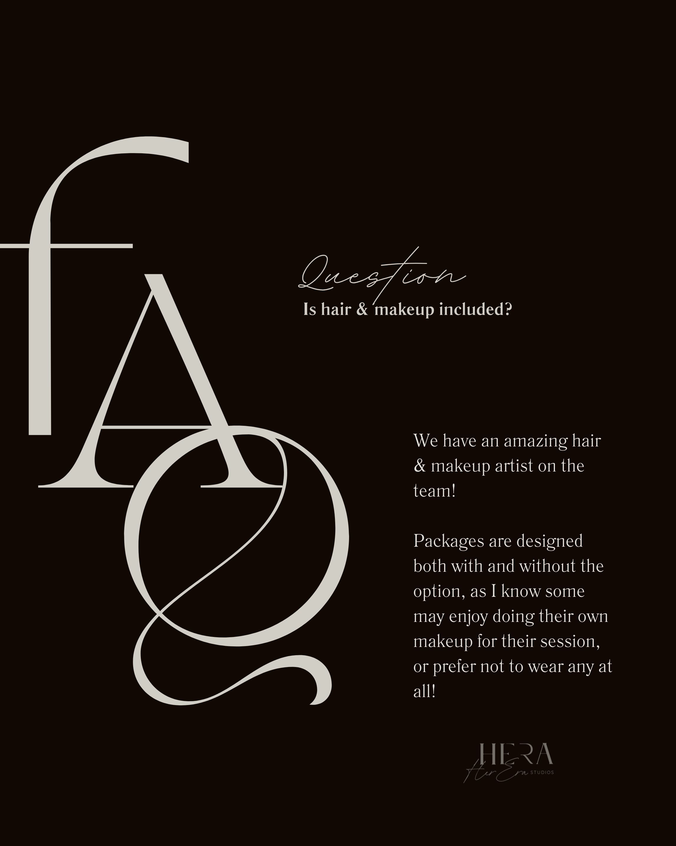 FAQ Boudoir Session