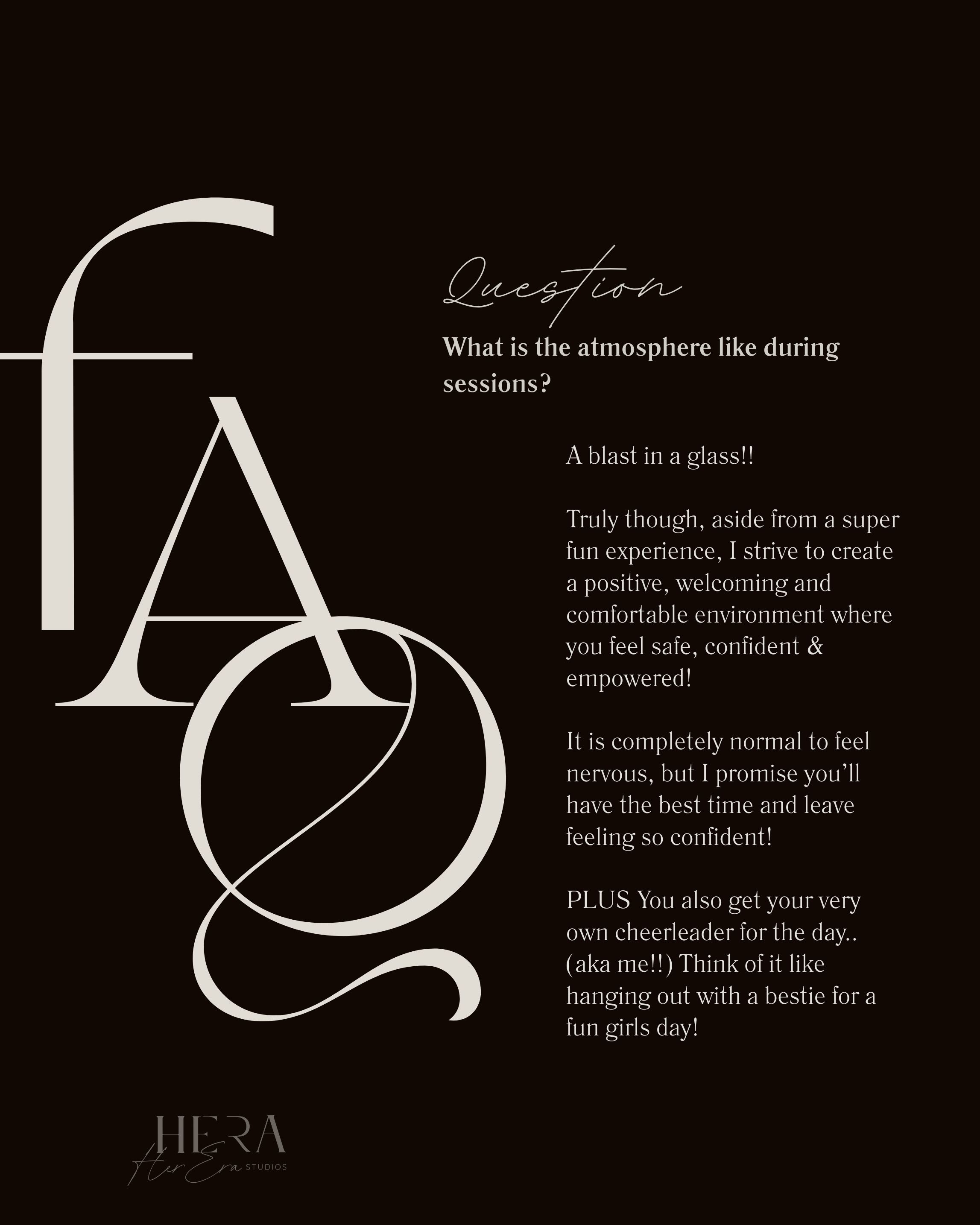 FAQ Boudoir Session