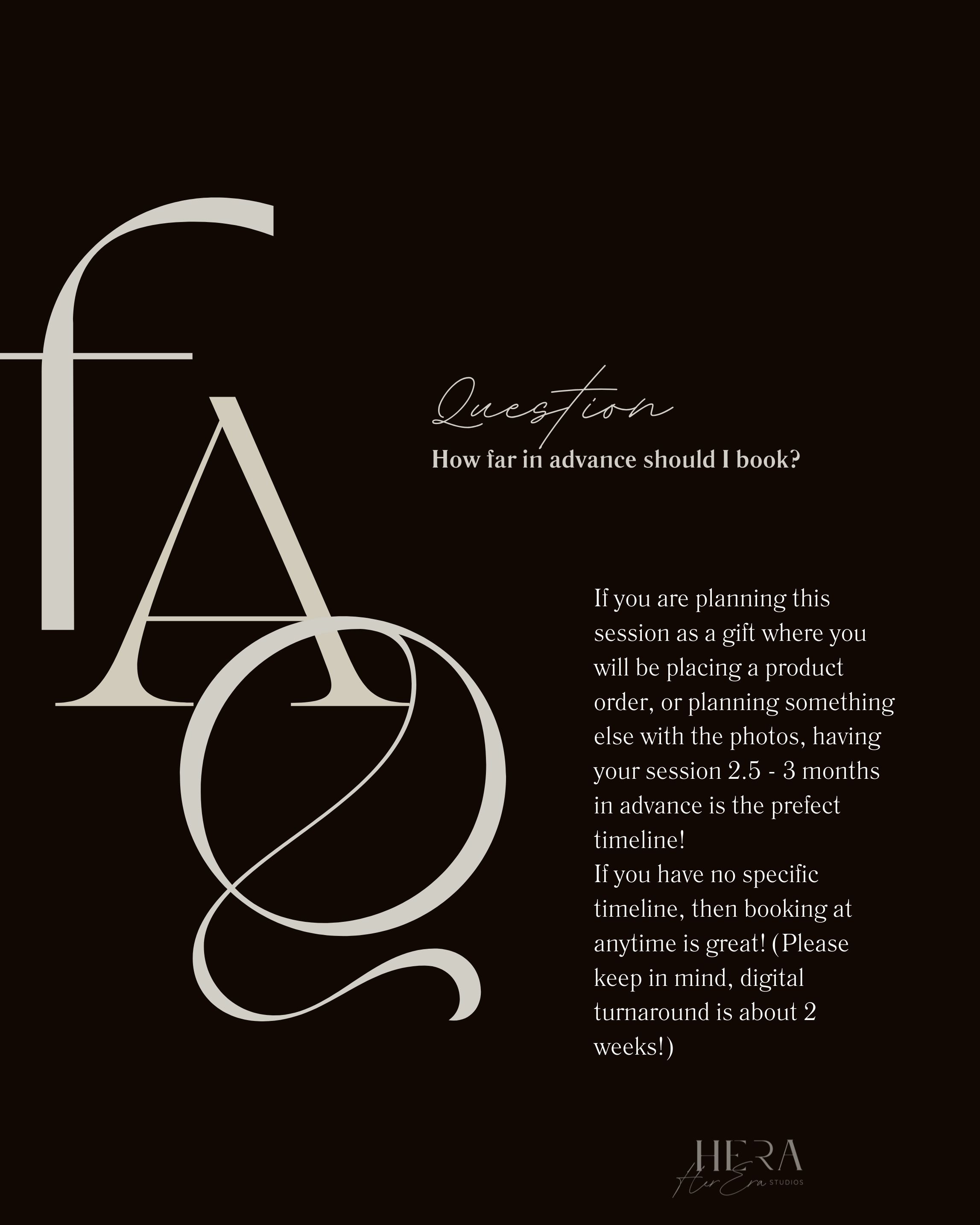 FAQ Boudoir Session