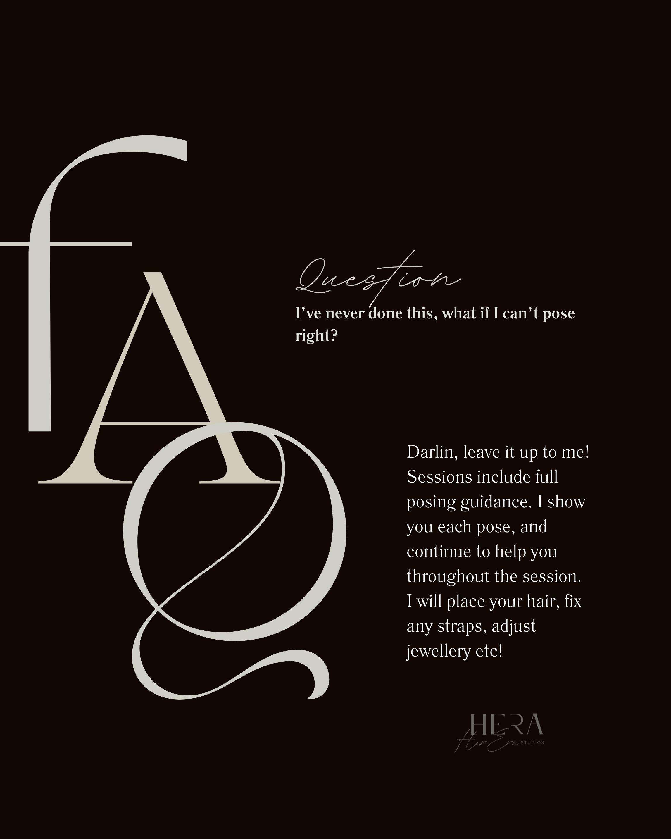 FAQ Boudoir Session
