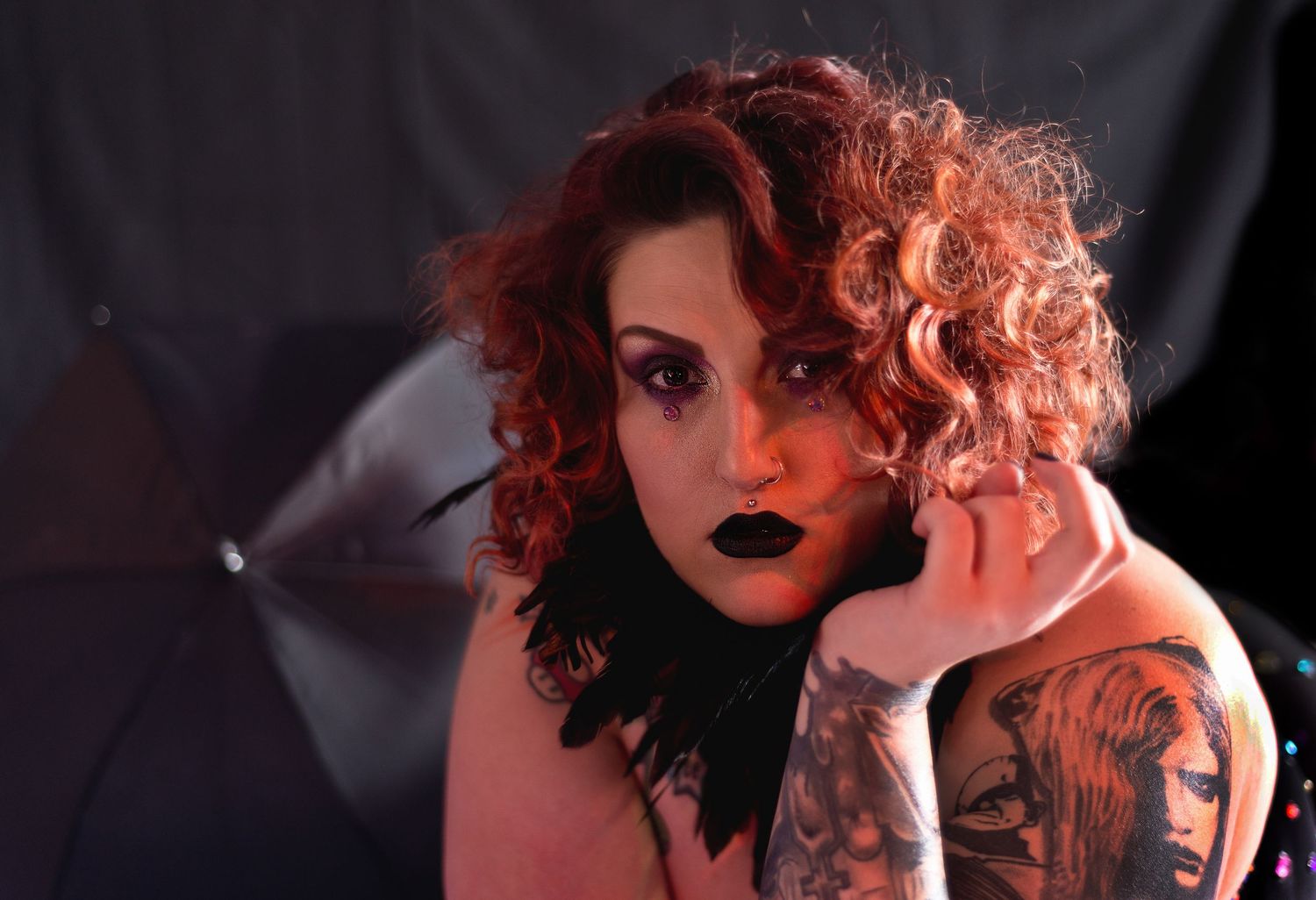 Burlesque portrait