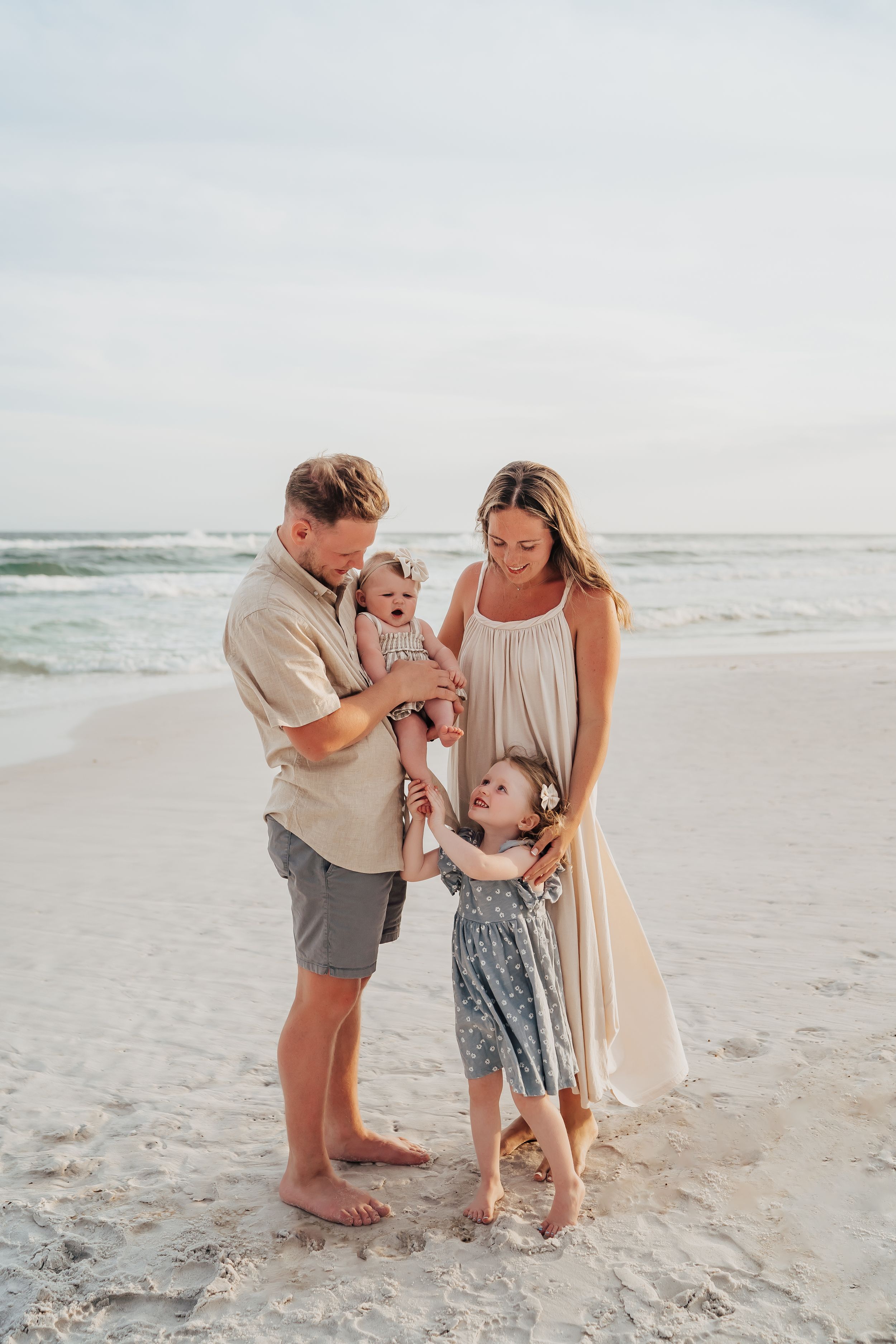 Family Destin Florida Sunset Beach Photographer Photo Session