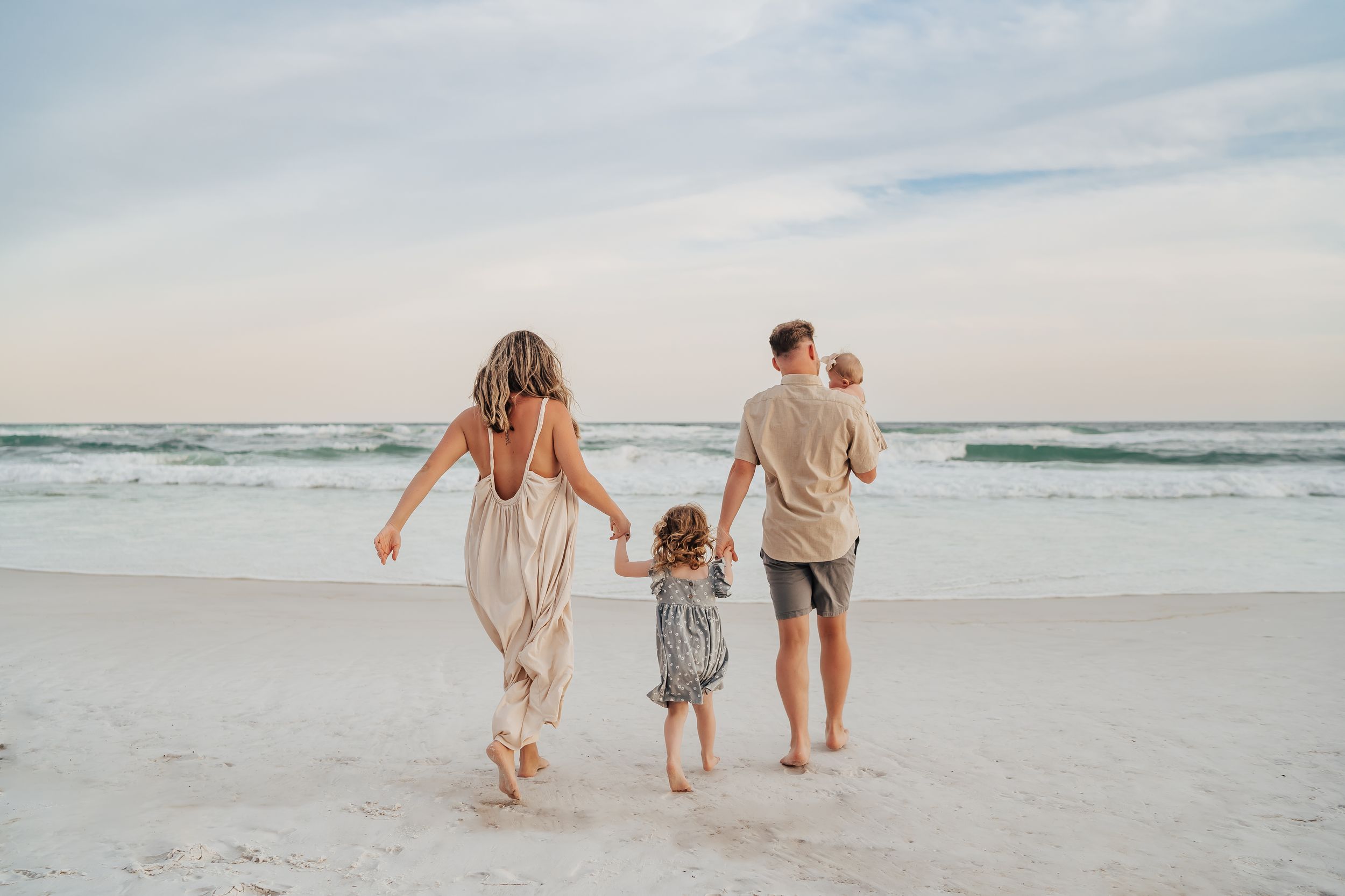 Family Destin Florida Sunset Beach Photographer Photo Session