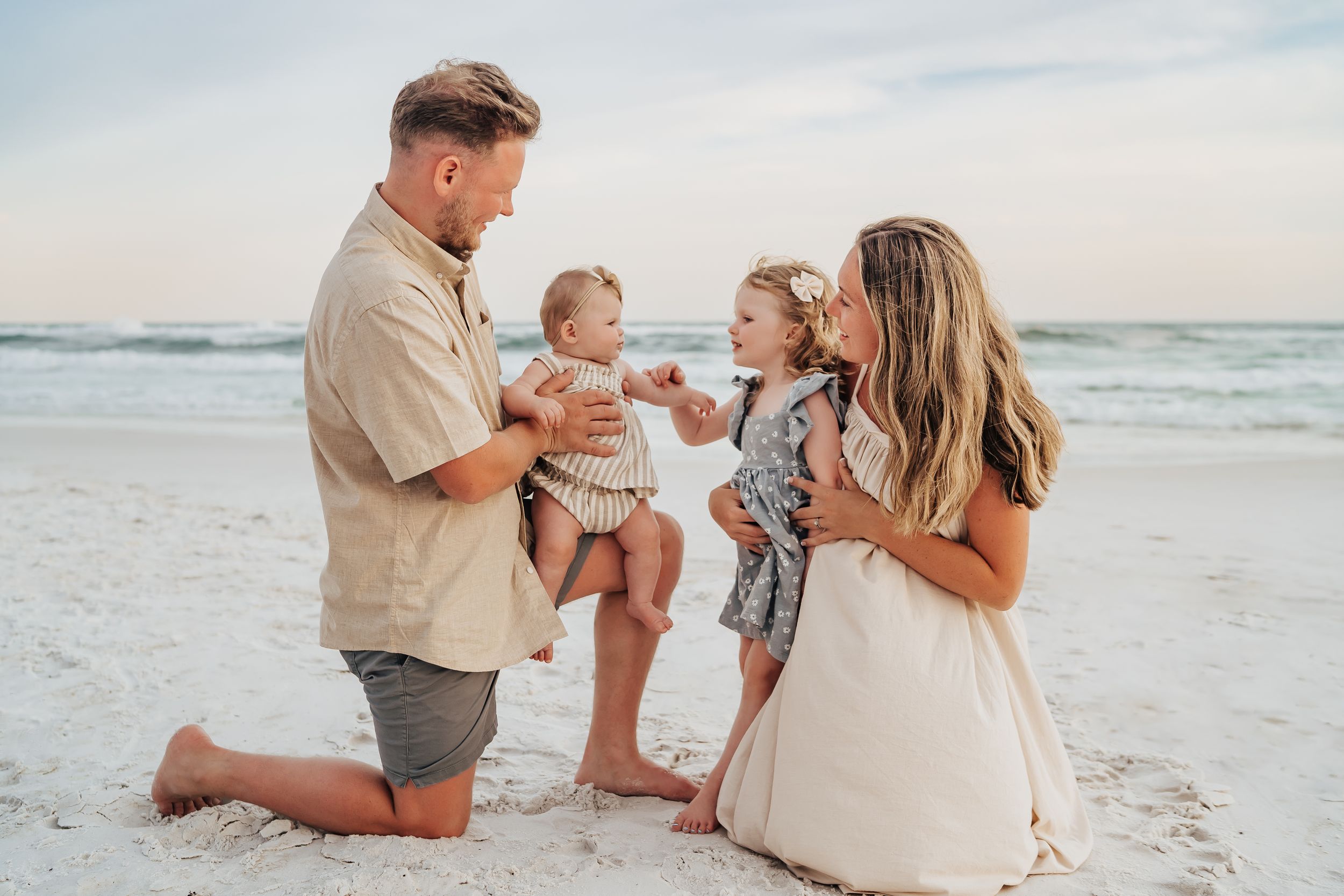 Family Destin Florida Sunset Beach Photographer Photo Session