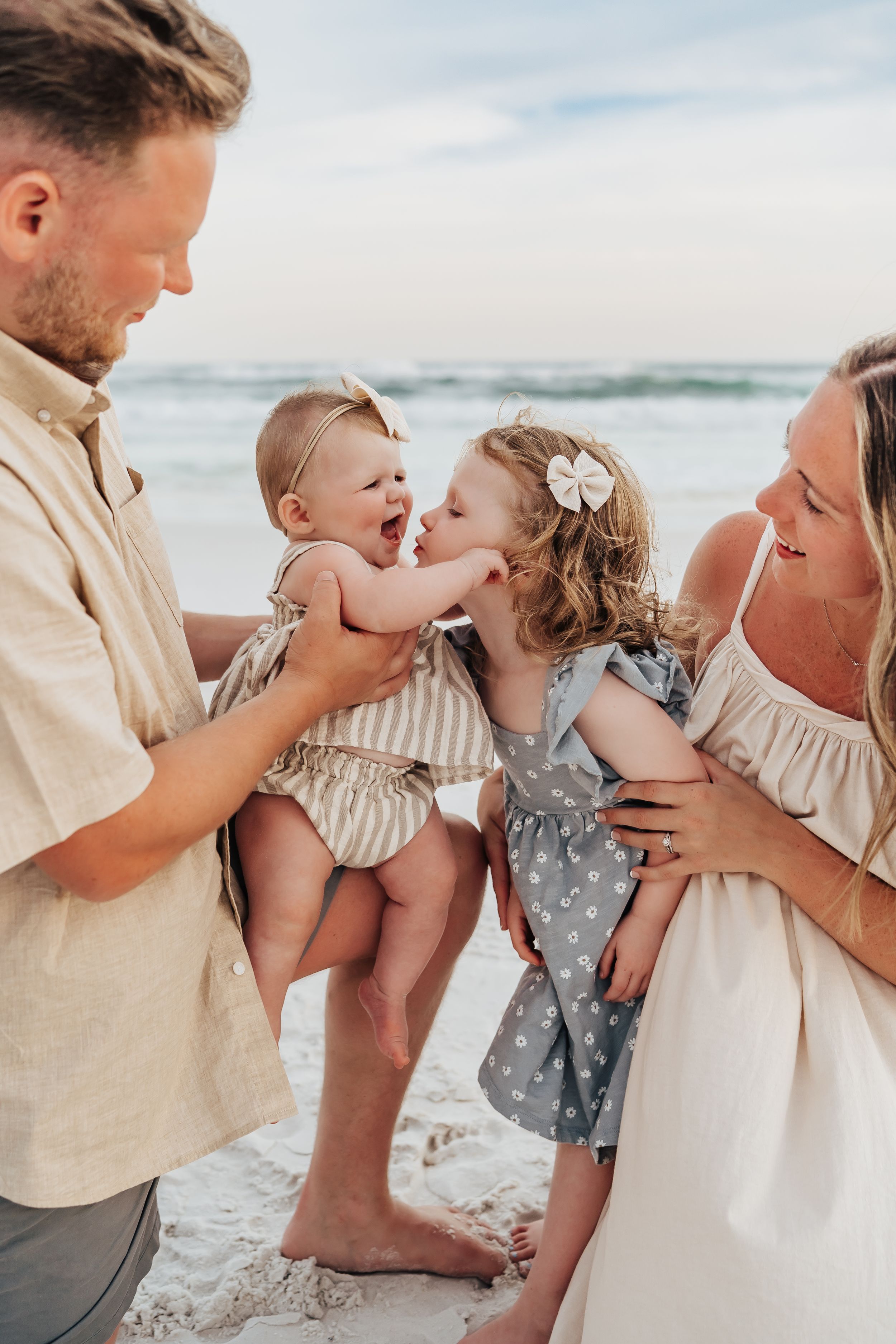 Family Destin Florida Sunset Beach Photographer Photo Session