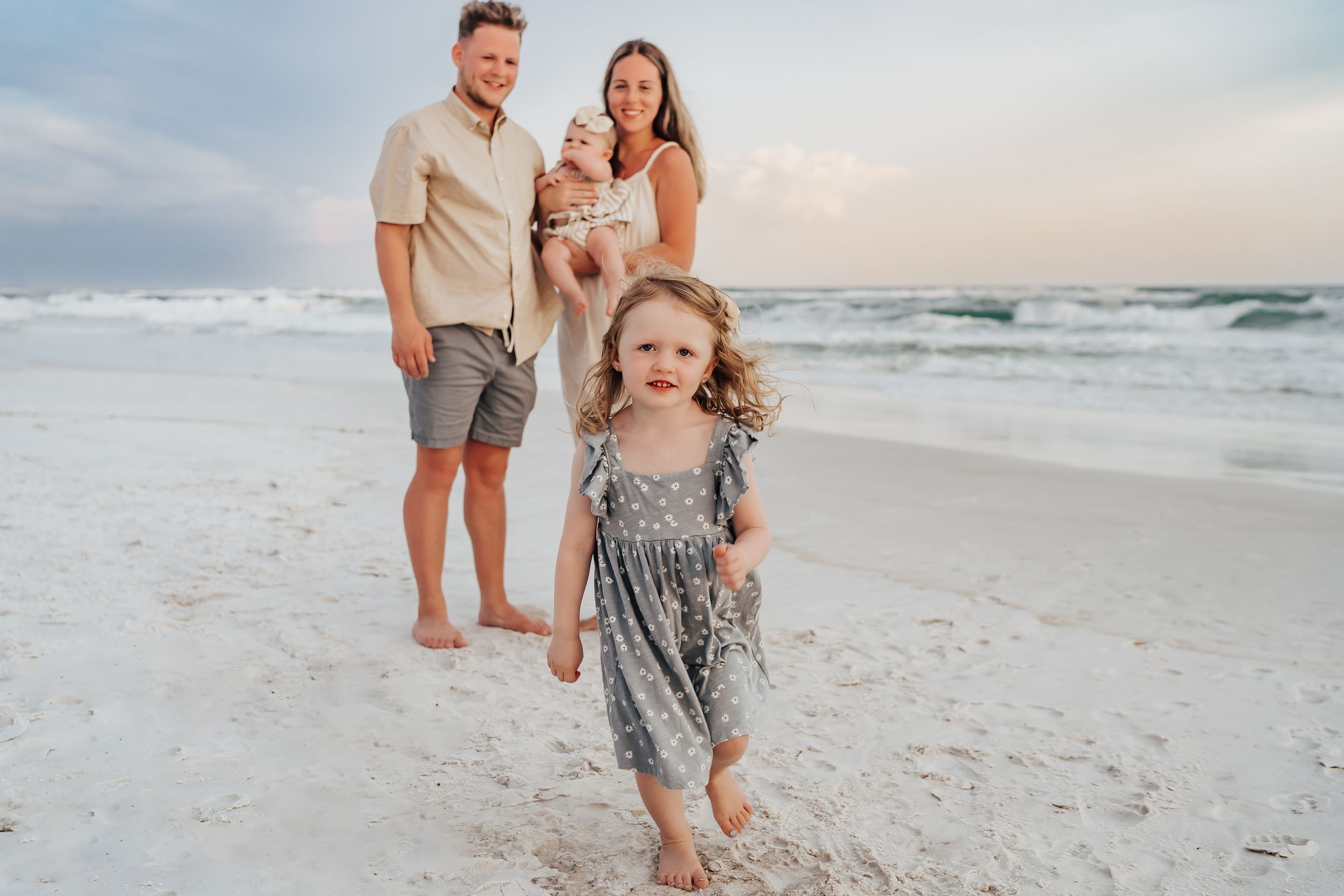 Family Destin Florida Sunset Beach Photographer Photo Session