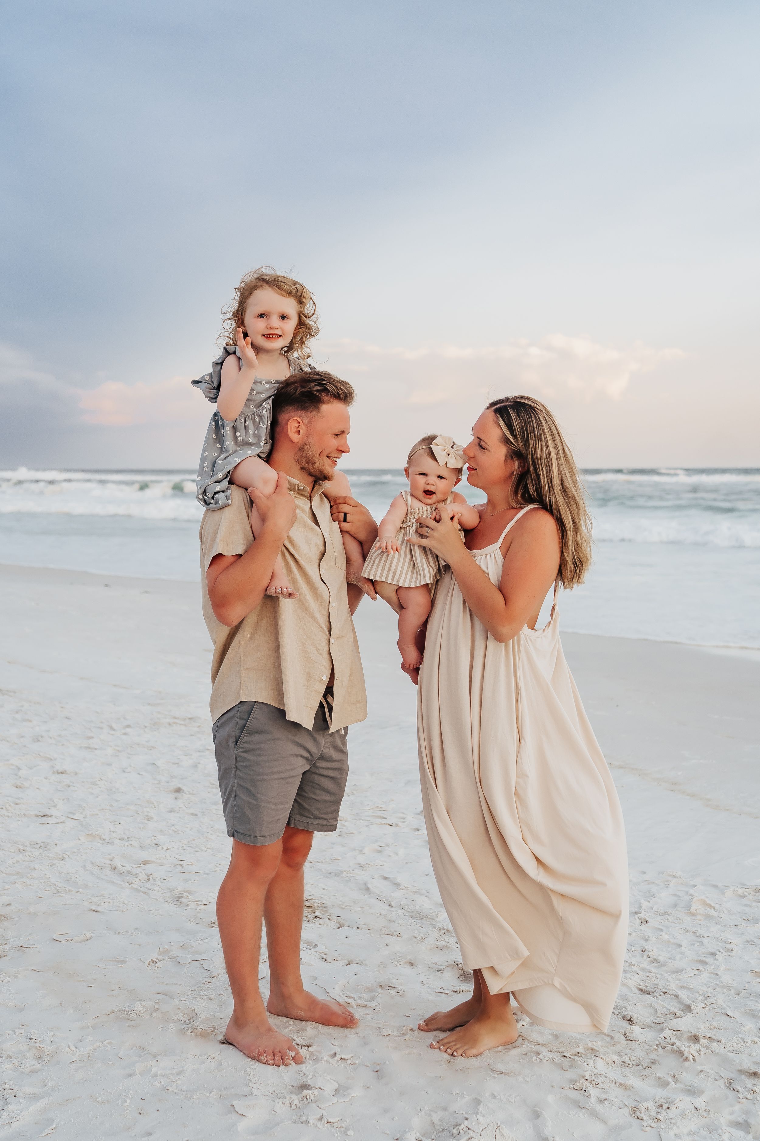 Family Destin Florida Sunset Beach Photographer Photo Session