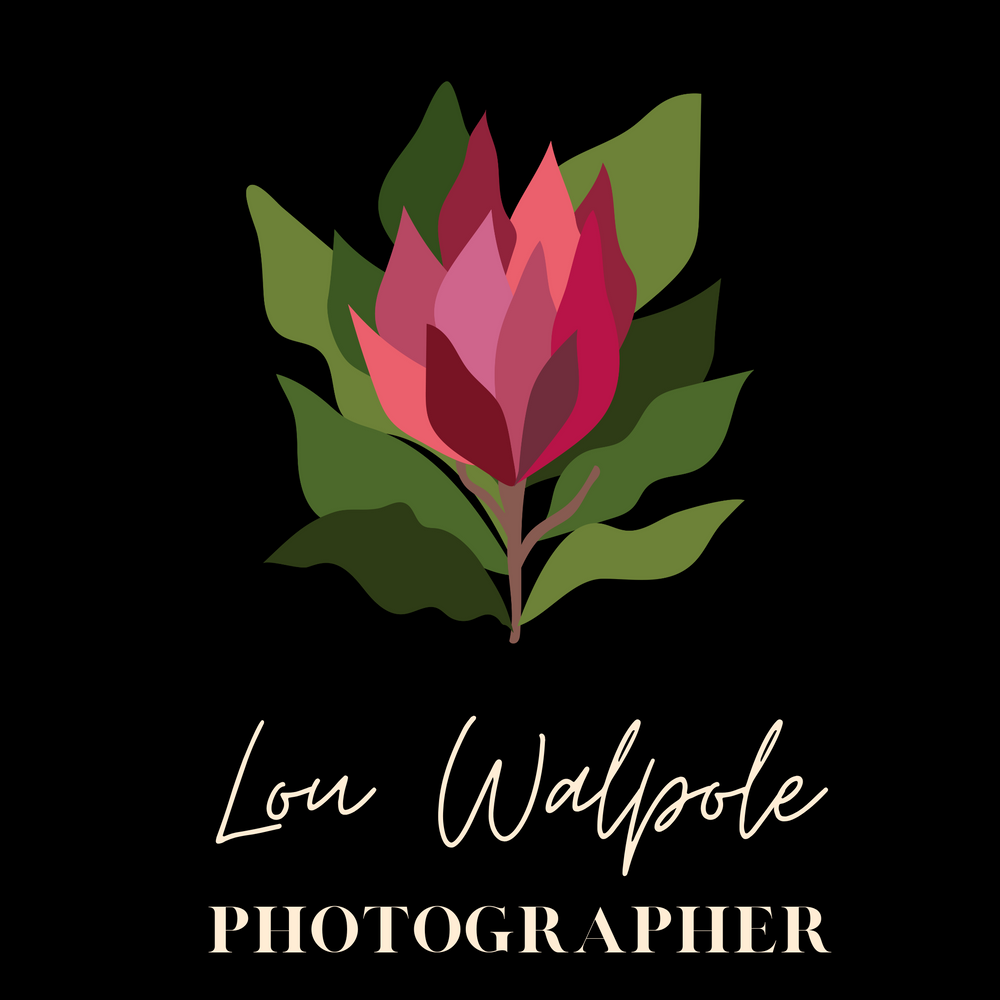 Logo for Lou Walpole, professional photographer based in Dorrigo