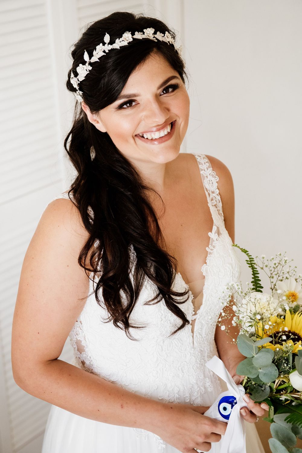 Beautiful Dorrigo bride just before her wedding