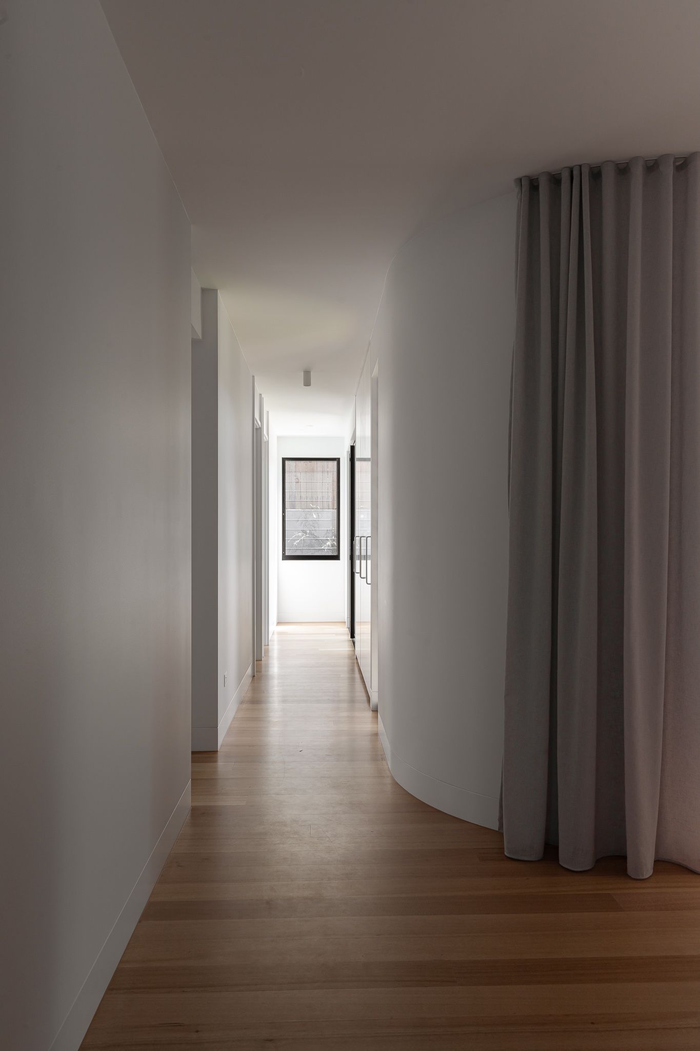 Curved interior walls