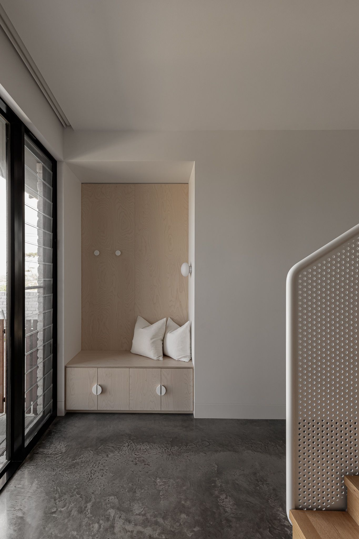 Mud room and grand entry