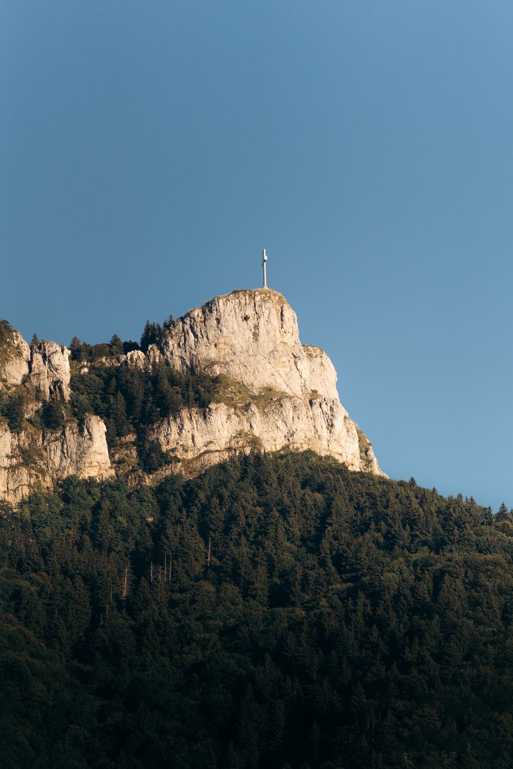 Croix du Nivolet à Chambéry depuis Pragondran
