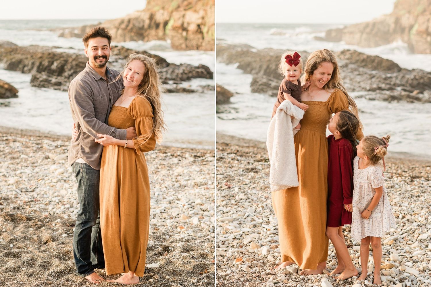 how to pick your location for fall family photos | san luis obispo photo locations | family in warm fall colors for family session