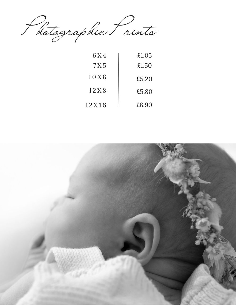 A series of black and white wedding photos arranged in a row showing close-up details of dress and decor.