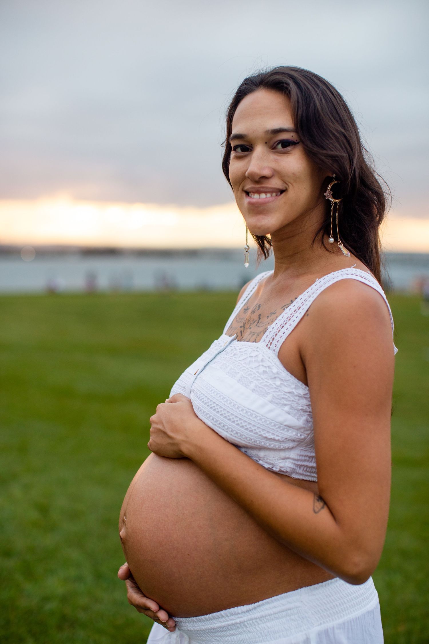 Maternity portrait. Old San Juan, Puerto Rico.