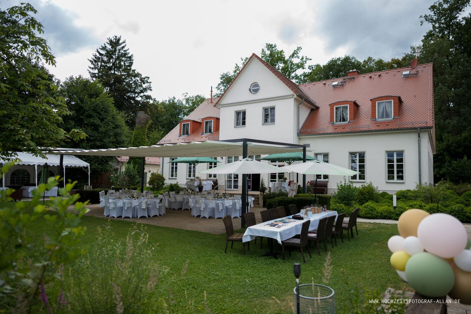 Feierliche Hochzeitsstimmung im Caffè Wildau