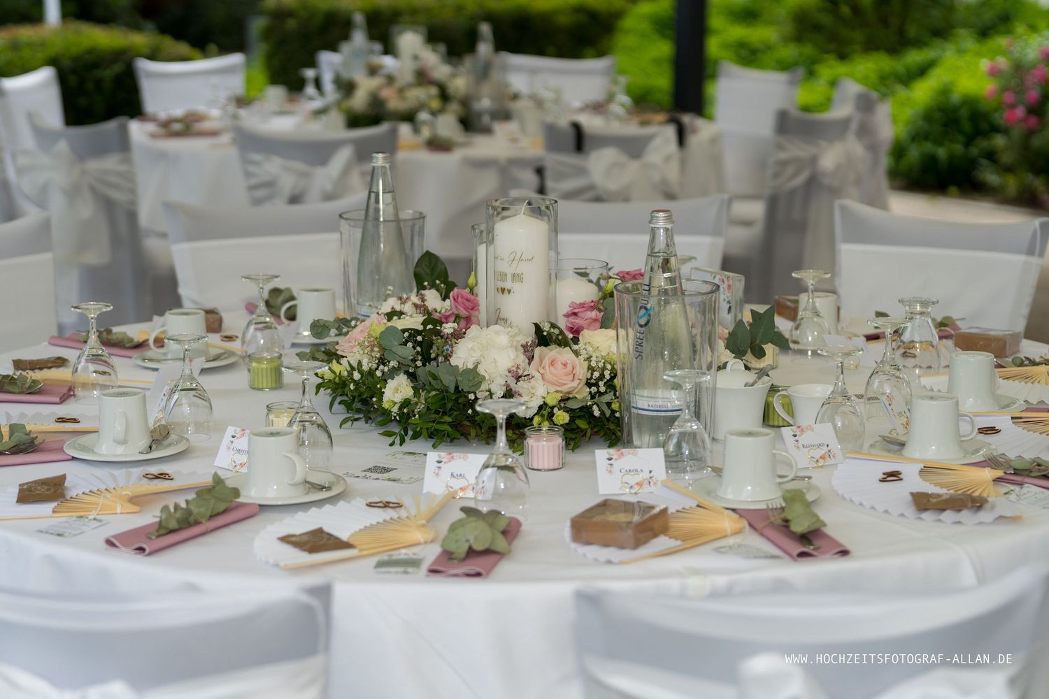 Romantische Hochzeit im Caffè Wildau in Wildau