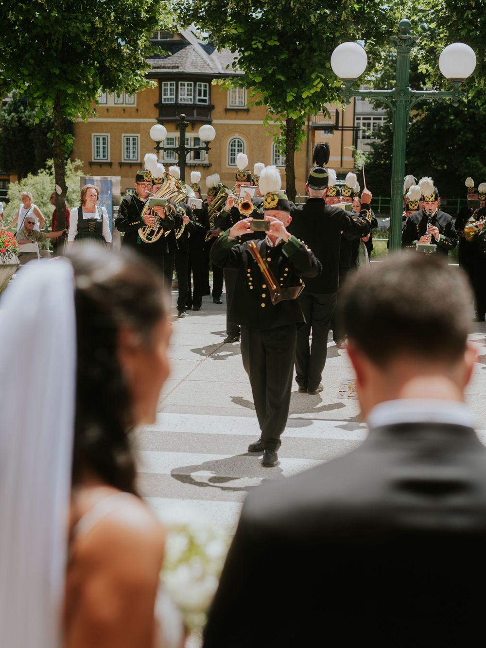 Hochzeitsfotos in Bad Ischl - Kurpark, Hochzeitsvideo in Linz - Oberösterreich