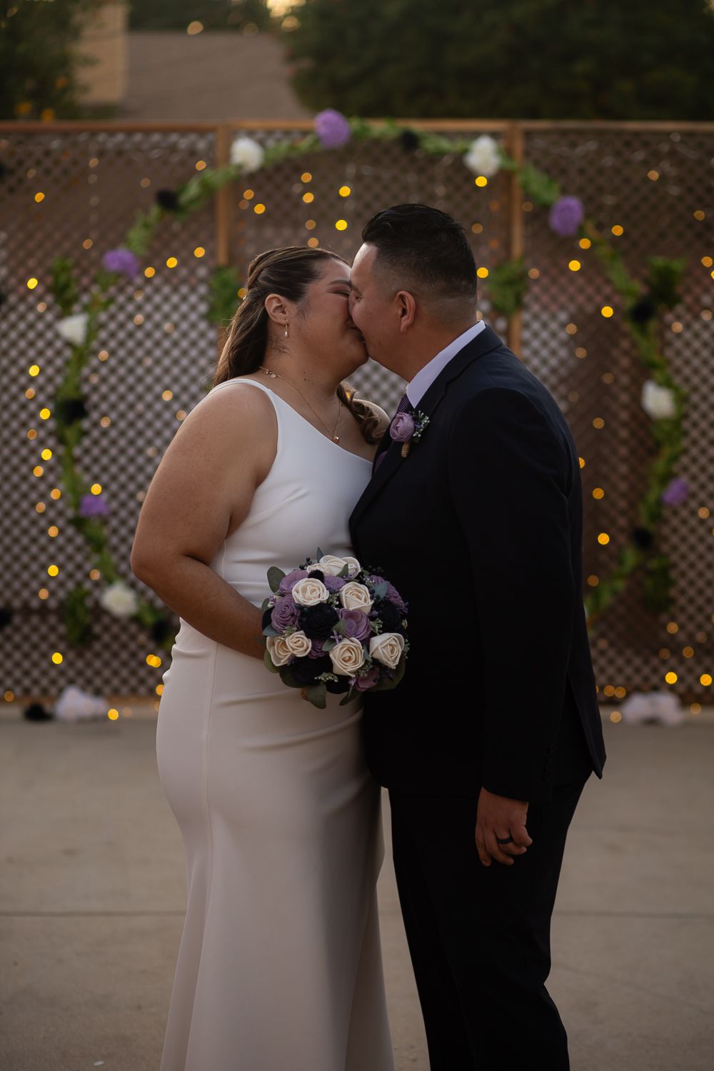 Wedding photography of a local couple in Los Angeles County. Loving couple photographed in color.