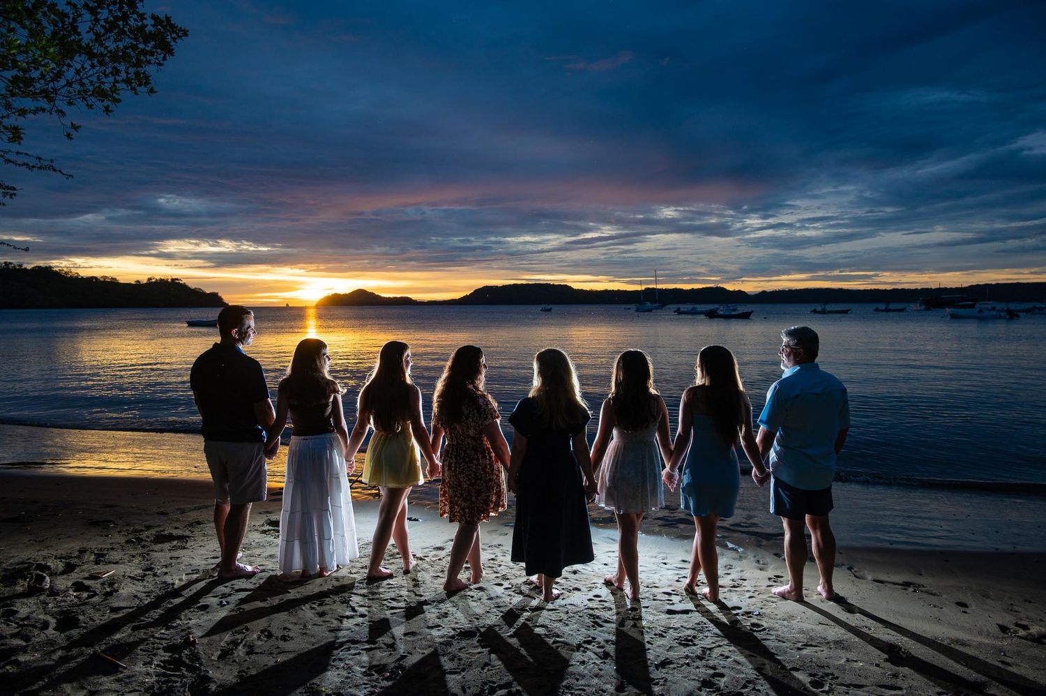 Family photography in Playa Hermosa, Guanacaste, Costa Rica