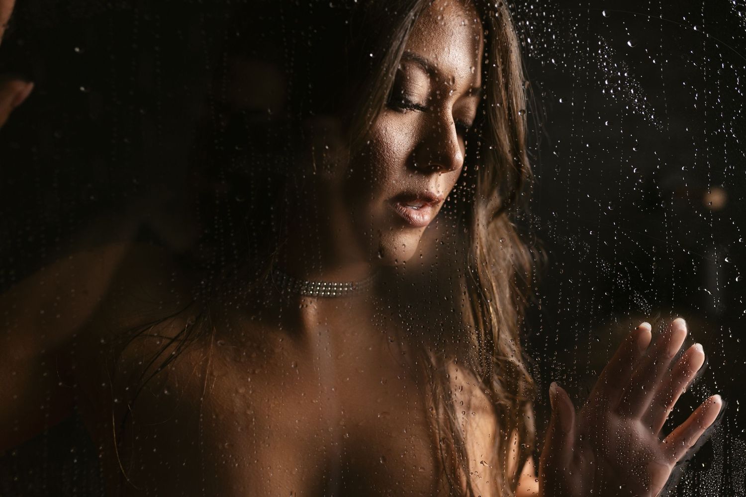 Sexy shot of shower. Greenville SC boudoir photographer Easley, SC boudoir, Upstate boudoir photographer