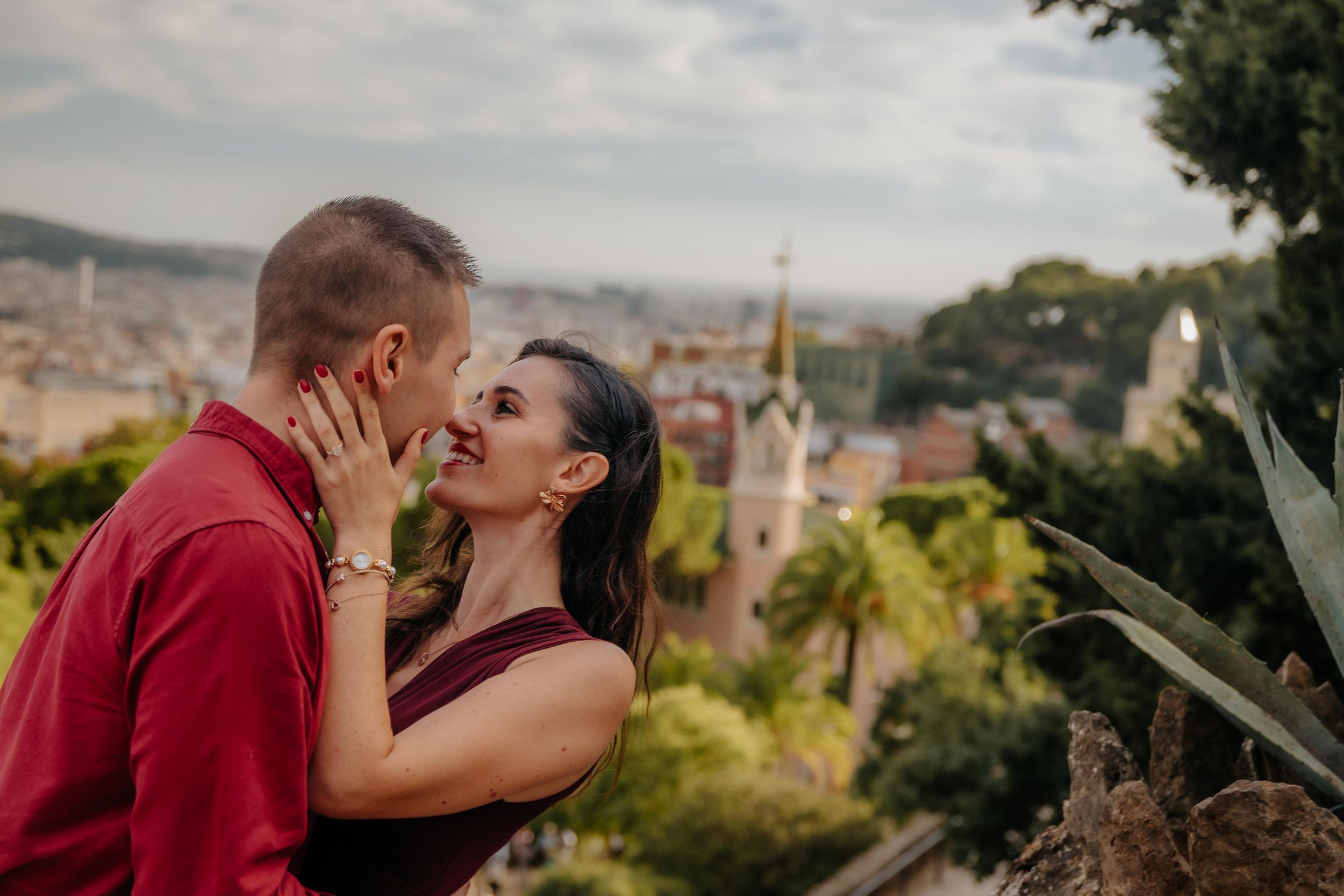 Surprise proposal inside Viaducto de las Jardineras