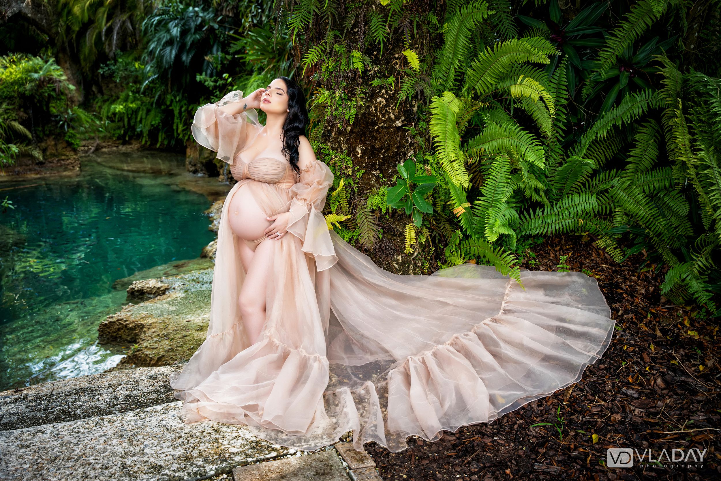 Ana Maternity Photoshoot at Secret Gardens