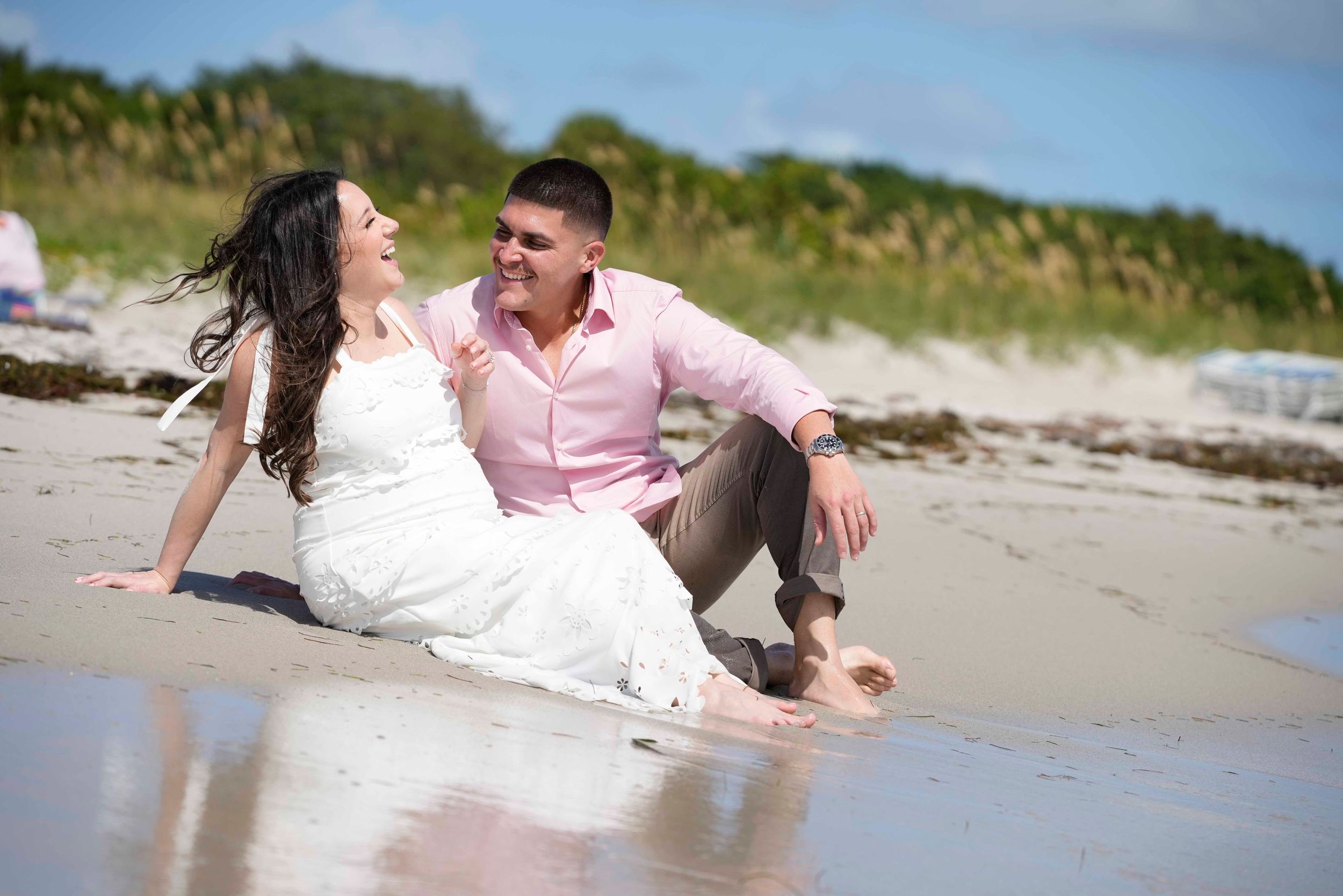 Jessica Maternity Photoshoot at de beach