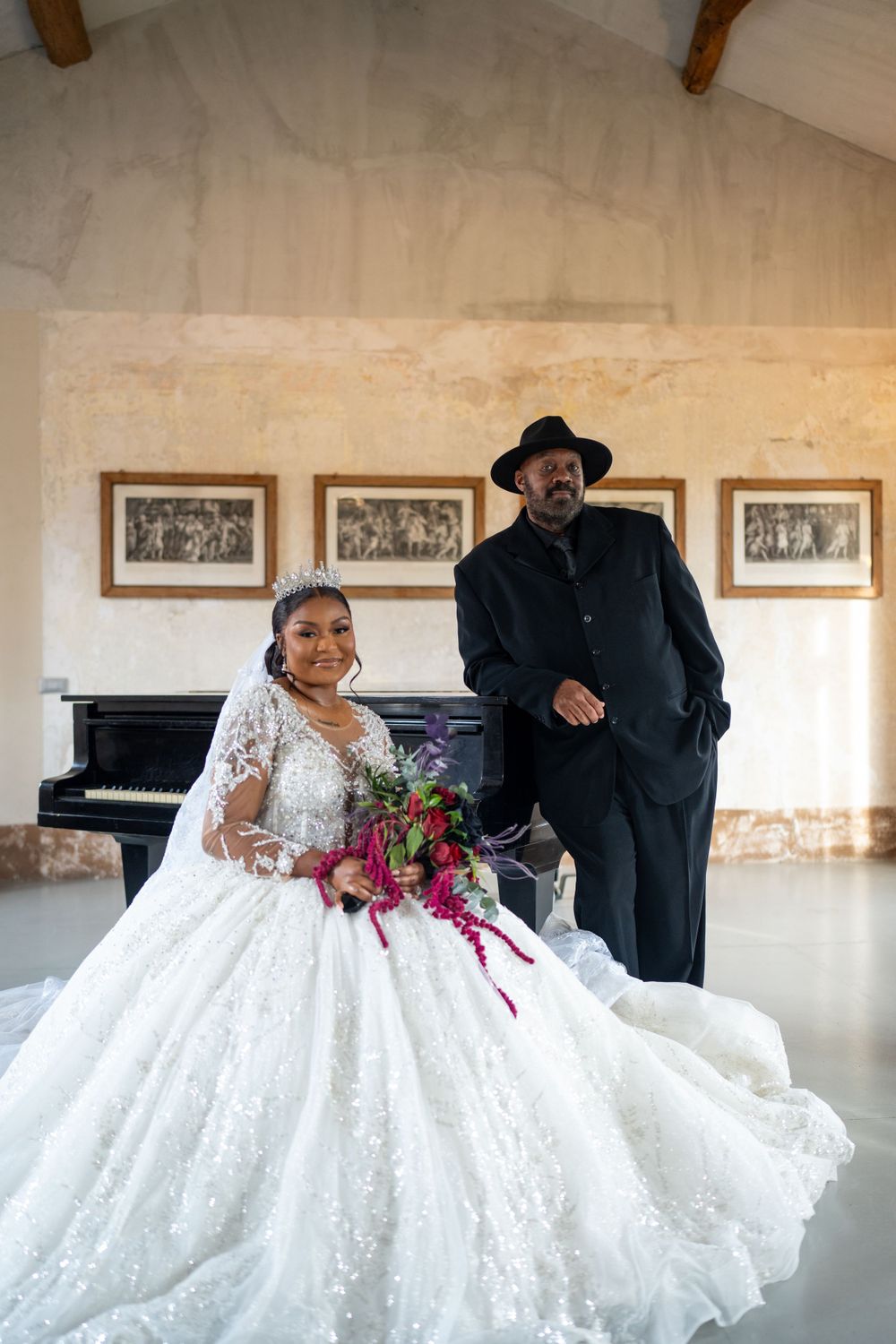 Bride and dad