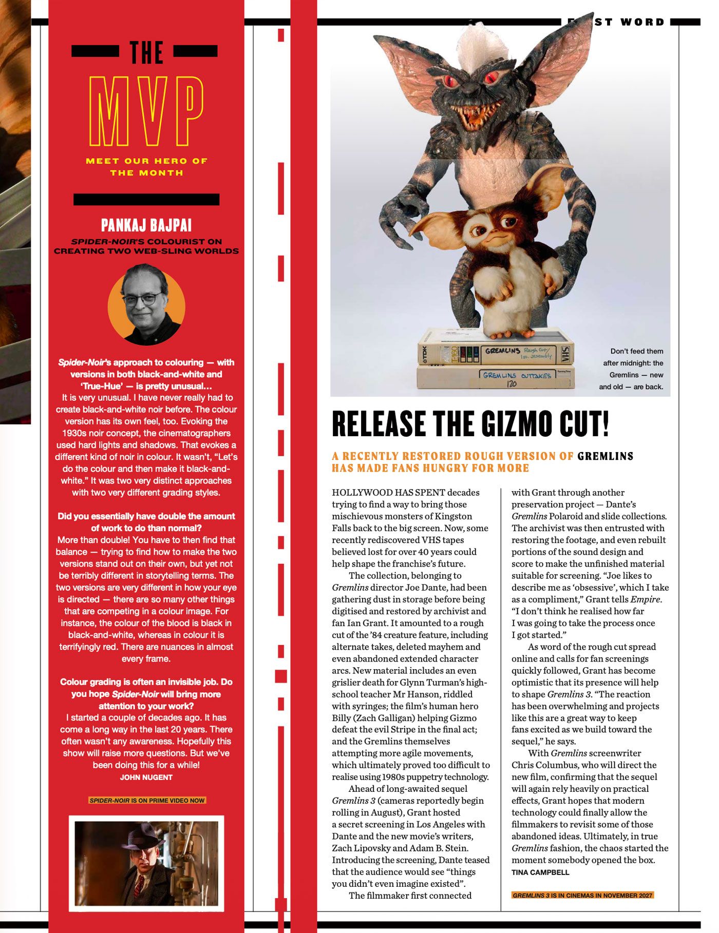 Empire magazine Gremlins