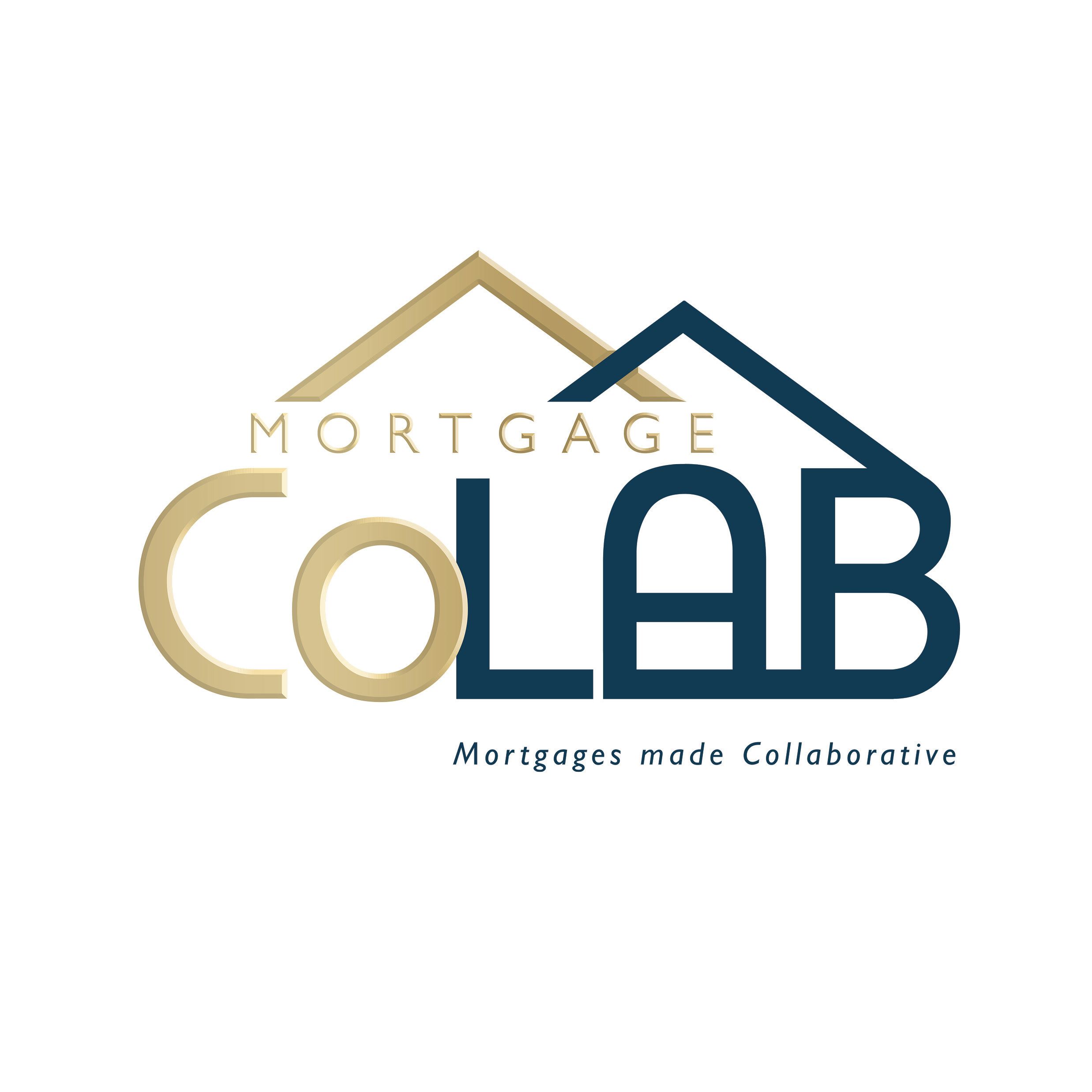 A collection of modern corporate logos for mortgage and real estate companies arranged in a horizontal row.